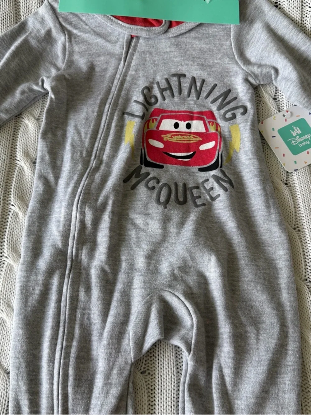 Disney Baby Cars Footed Sleeper Set Onesie 6 9 Mo NEW Mater Bib Footy Outfit 95